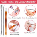 Nail Polish Remover Tools Kit Including 20pcs Gel Clip Remover | 900pcs Nail Remover Pads Cuticle Nipper And Pushers Nail Files Buffer Block