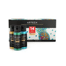 Pearlescent Acrylic Paint | Set of 14 Colors | 2 oz Bottles