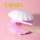 YADADA Mini Shell 18W Power Nail Lamp | UV LED Dual Light Source Glue Baking Machine | Used For Phototherapy Glue | Extension Glue