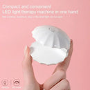 YADADA Mini Shell 18W Power Nail Lamp | UV LED Dual Light Source Glue Baking Machine | Used For Phototherapy Glue | Extension Glue