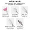 5-in-1 Electric Manicure Set Manicure Nail Drill File Grinder Grooming Kit Callus Remover Set | Nail Buffer And Polisher | Personal Manicure