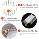 Nail Art Kit Nail Design Tools With 15 Pcs Nial Art Brush 5pcs Nail Dotting Tools 30 Pcs Nail Art Striping Tapes 3pcs3D Nail Art Rhinestones