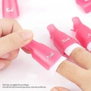 Nail Polish Gel Remover Tools Kit With Nail Clips | Nail Polish Remover Bottle | Cotton Pads | Nail Brush | Cuticle Pusher | Cuticle Peeler