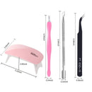 Professional USB Electric Nail Drill Set Polish Pen File Kit, Mini 6W UV LED Nail Lamp Gel Dryer Lamp, Acrylic Nail Supplies Dryer Manicure
