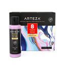 Acrylic Pouring Paint | Set of 8 | 4oz Bottles | Pastel Colors
