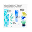 Watercolor Paint With Storage Box | Set of 60 | 0.4 oz Tubes