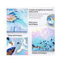 Acrylic Pouring Paint | Set of 8 | 4oz Bottles | Pastel Colors