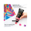 Metallic Acrylic Paint | Set of 8 | Color Jewel Tones | 4 oz Tubes