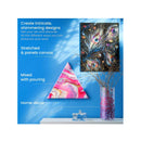 Metallic Acrylic Paint | Set of 8 | Color Jewel Tones | 4 oz Tubes