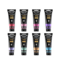 Metallic Acrylic Paint | Set of 8 | Color Vibrant Essentials | 4 oz Tubes