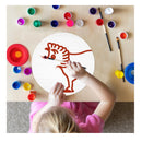 Blank Unfinished Wooden Circle Sign | Blank Round Hanging Decorative Wooden Plaque With Ropes For DIY Crafts | Door Hanger