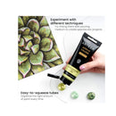 Metallic Acrylic Paint | Set of 8 | Color Floral Brilliance | 4 oz Tubes