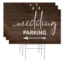 Wedding Parking This Way Directional Arrow For Lawn | Garden | Wood Design