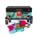 Acrylic Pouring Paint | Set of 32 | 2oz Bottles | Assorted Colors