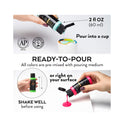 Acrylic Pouring Paint | Set of 32 | 2oz Bottles | Assorted Colors