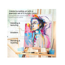 Acrylic Paint | Set of 12 Colors | 0.74 oz Tubes