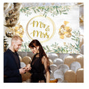 Aonbon Mr & Mrs Backdrop | Wedding Backdrop | Wedding | Commitment | Bachelorette Party Decoration