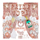 HXJDCL Bachelorette Party Decorations | Rose Gold Bachelorette Party Decorations Kit: Bride To Be Balloons