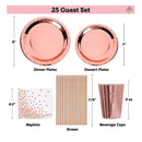 226 Piece Bachelorette Party Decorations Kit | Rose Gold Bachelorette Party Decorations