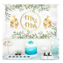 Aonbon Mr & Mrs Backdrop | Wedding Backdrop | Wedding | Commitment | Bachelorette Party Decoration