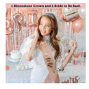 226 Piece Bachelorette Party Decorations Kit | Rose Gold Bachelorette Party Decorations