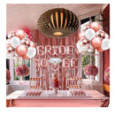HXJDCL Bachelorette Party Decorations | Rose Gold Bachelorette Party Decorations Kit: Bride To Be Balloons