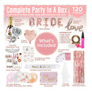 Partyville | Bachelorette Party Decorations | 120 Pieces | Bachelorette Party Decoration With Sash For Bride