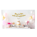 Miss to Mrs Classy & Sassy Bachelorette Gold Glitter Banner - Bachelorette Party Decorations | Favors And Supplies