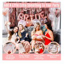 Partyville | Bachelorette Party Decorations | 120 Pieces | Bachelorette Party Decoration With Sash For Bride