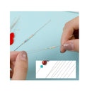 30 Pieces Beading Needles | Set 5 Size 10 Pieces Big Eye Needles and 20 Pieces Long Straight Needles with Bottle