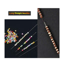 30 Pieces Beading Needles | Set 5 Size 10 Pieces Big Eye Needles and 20 Pieces Long Straight Needles with Bottle