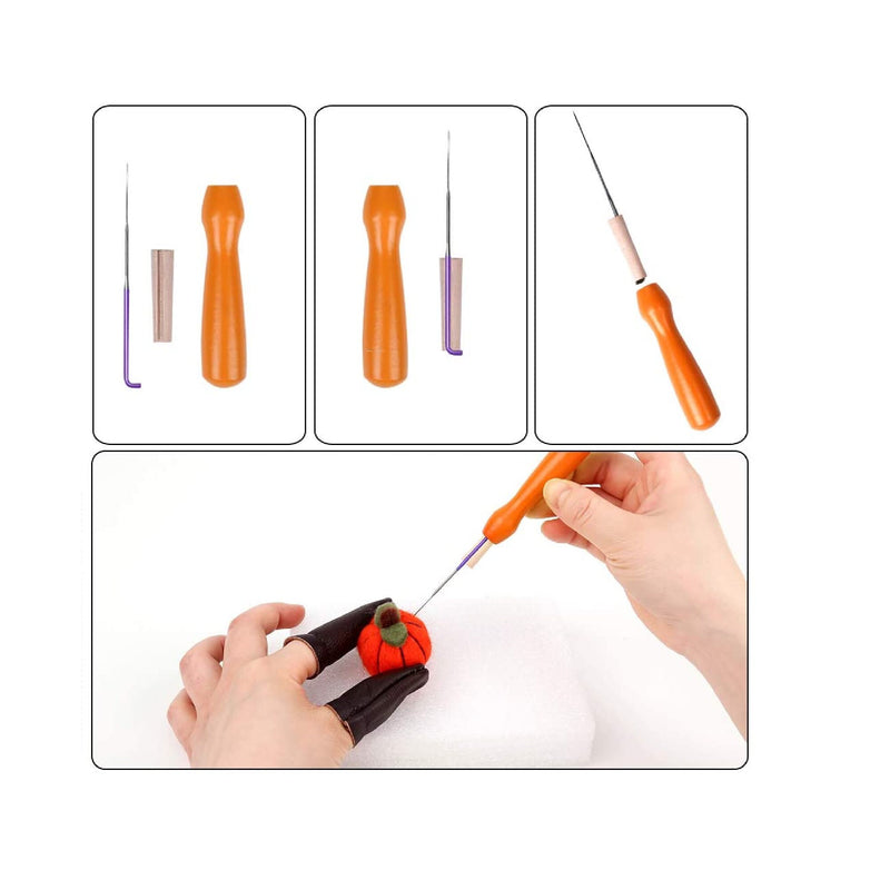 Needle Felting Kit | Needle Felting Beginner Kits Includes 3 Pcs Animal Doll Instructions