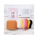 Needle Felting Kit | Needle Felting Beginner Kits Includes 3 Pcs Animal Doll Instructions