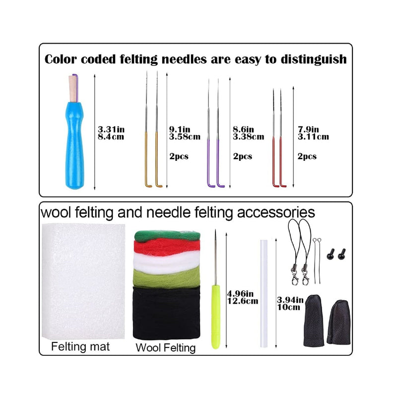 Needle Felting Beginner Kits | Felt Animals Wool