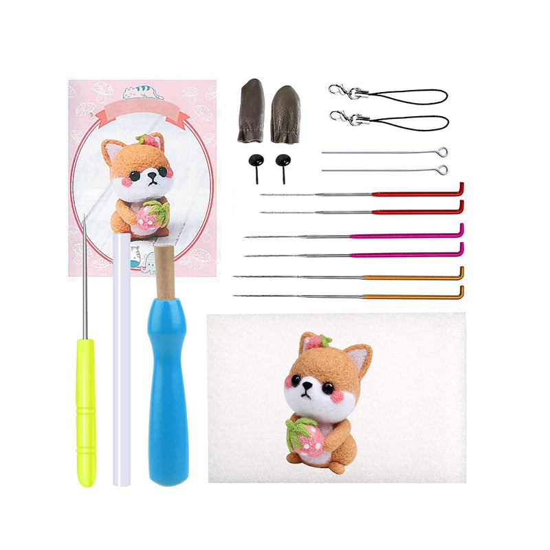 Needle Felting Kit for Beginners | Wool Needle Felting DIY Starter Kit with Tools and Instructions