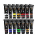 Acrylic Paint | Set 14 Colors | Tubes With Storage Box | 4.06 oz