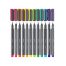 Felt Tip Pens | Set of 12 Bright Brush Tip Calligraphy Pens