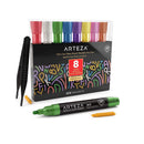 Liquid Chalk Markers Set of 8 | 8 Metallic Colors