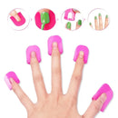 26 Pcs Rose Red UV Gel Polish Protector | Nail Art Case Design Tips Finger Cover Shield | Anti-overflow Manicure Kits Tools