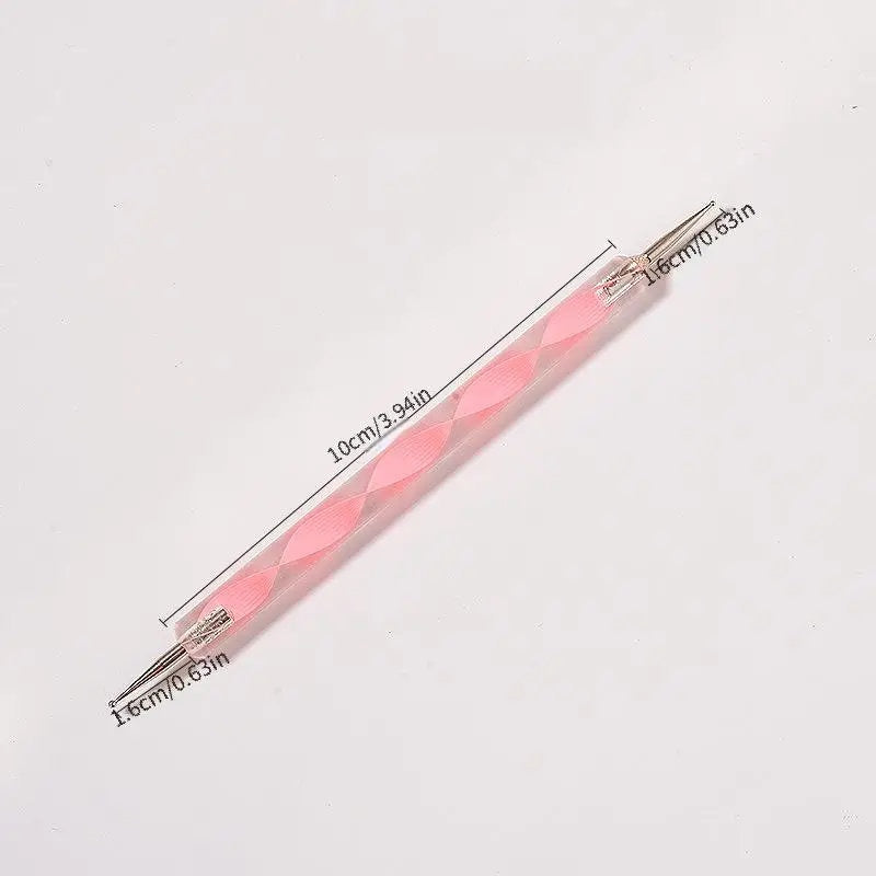 5 Pcs Dotting Pen Tool Nail Art Tip Dot Paint Manicure Kit