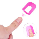 26 Pcs Rose Red UV Gel Polish Protector | Nail Art Case Design Tips Finger Cover Shield | Anti-overflow Manicure Kits Tools