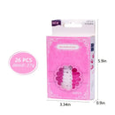 26 Pcs Rose Red UV Gel Polish Protector | Nail Art Case Design Tips Finger Cover Shield | Anti-overflow Manicure Kits Tools