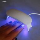 Mini Nail Dryer With Cable | Home Small Light Therapy Machine Portable LED Nails Curing Machine For Nail Polish Tool