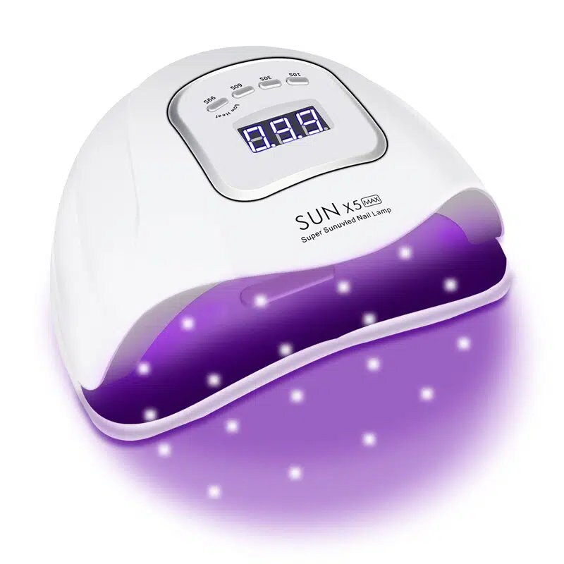 150W UV LED Nail Lamp | Professional Nail Dryer Gel Nail Polish Fast Curing Light With 4 Timer Setting Auto Sensor | Nail Art Accessories