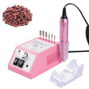 Professional Finger Toe Nail Care Electric Nail Drill Machine Manicure Pedicure Kit Electric Nail Art File Drill With 1Pack Of Sanding Bands