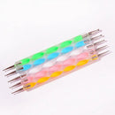 5 Pcs Dotting Pen Tool Nail Art Tip Dot Paint Manicure Kit