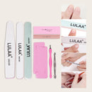 Nail Art Tool Set 12 Pcs Nail Art Polishing Machine Painted Pen Point Drill Pen Nail File Rhinestone Jewelry Kit