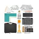 273 Pieces Leather Working Tools and Supplies with Leather Tool Box