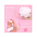 White Polyester Fiber Fill | Fluff Stuffing High Resilience Fill Fiber | 150gr