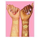 Xo Fetti 30 Bride Tribe Metallic Tattoos | Bachelorette Party Decorations | Bridesmaid Favor + Bride To Be